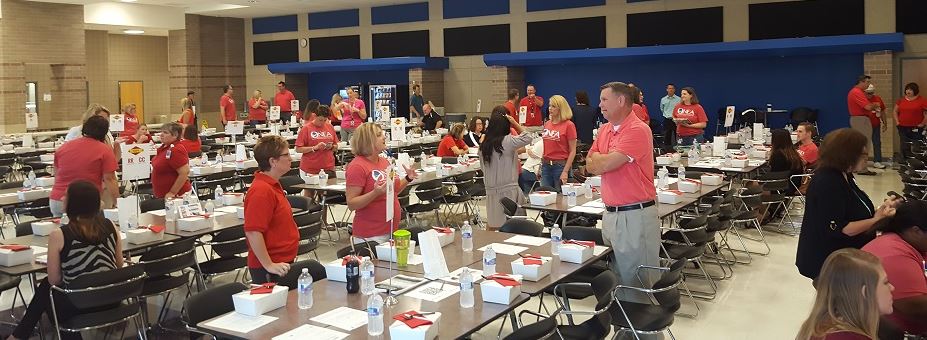 Preparations for New Ed Luncheon